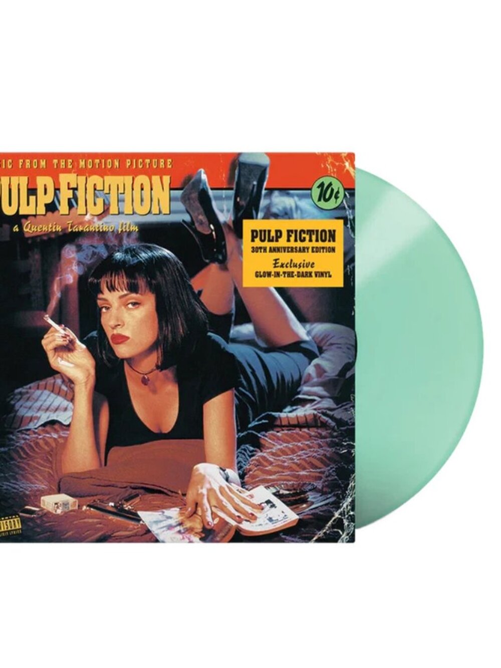 Pulp Fiction Soundtrack LP ~ Exclusive Colored Vinyl (Glow-In-Dark)~ New/Sealed!